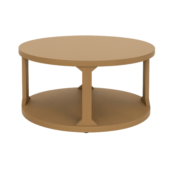 Table ronde de salon