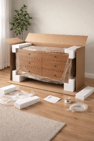 Commode en bois