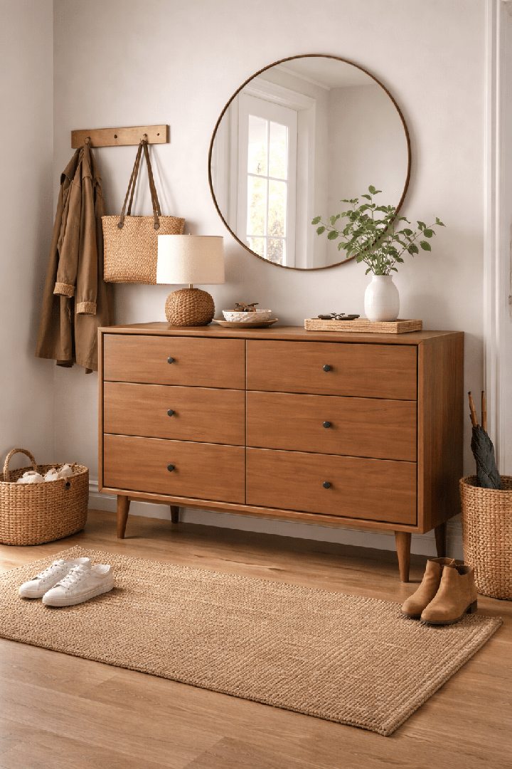 Commode en bois