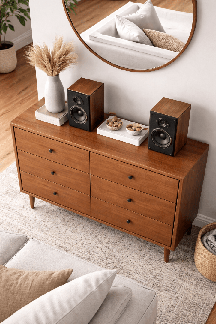 Commode en bois